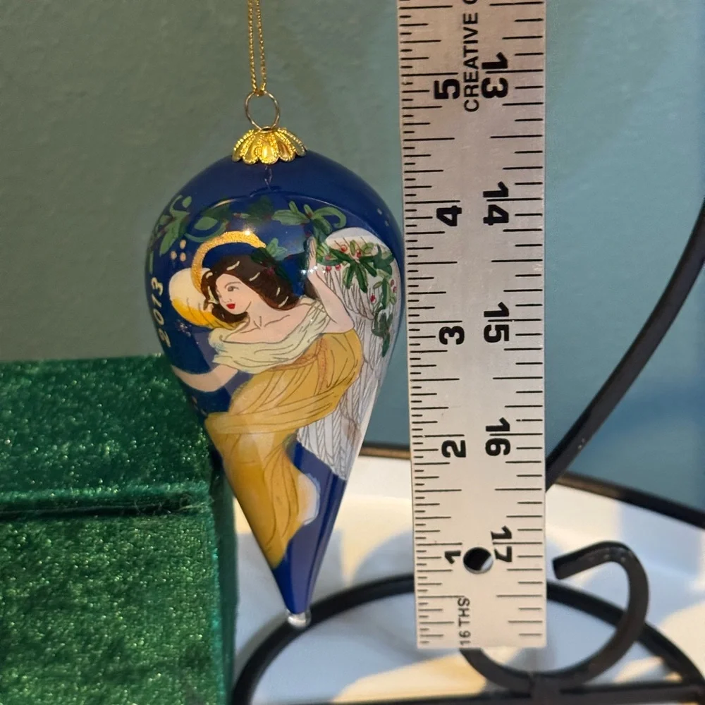 Pier 1 Li Bien 2013 Angel Christmas Ornament, Teardrop Shape